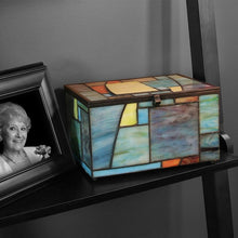 Load image into Gallery viewer, Large/Adult 200 Cubic Inch Stained Glass Paragon Cremation Urn - Geometric
