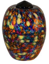 Load image into Gallery viewer, XL/Companion 400 Cubic In Florence Desert Funeral Glass Cremation Urn for Ashes
