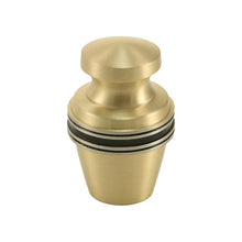 Load image into Gallery viewer, At Peace Memorials Grecian Brass Bronze Keepsake Cremation Urn, 5 Cubic Inches
