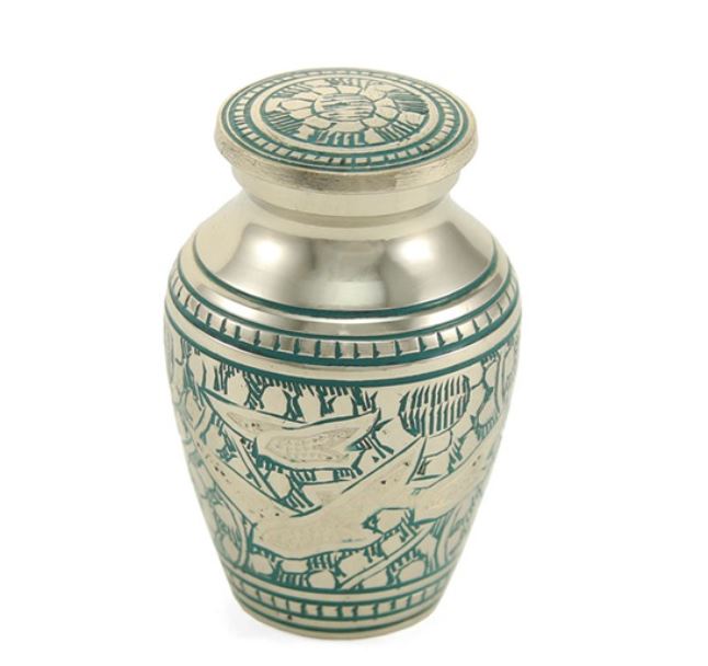 Going Home 6 Keepsake Set Funeral Cremation Urns for Ashes, 5 Cubic Inches each