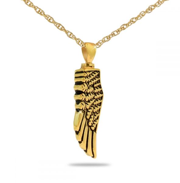 Angel's Wing Pendant/Necklace Cremation Urn for Ashes