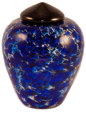 Load image into Gallery viewer, 100 Cubic Inch Florence Water Funeral Glass Cremation Urn for Ashes

