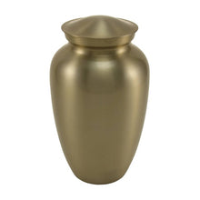 Load image into Gallery viewer, Large/Adult 200 Cubic Inch Bronze Classic Gloss Stainless Steel Cremation Urn
