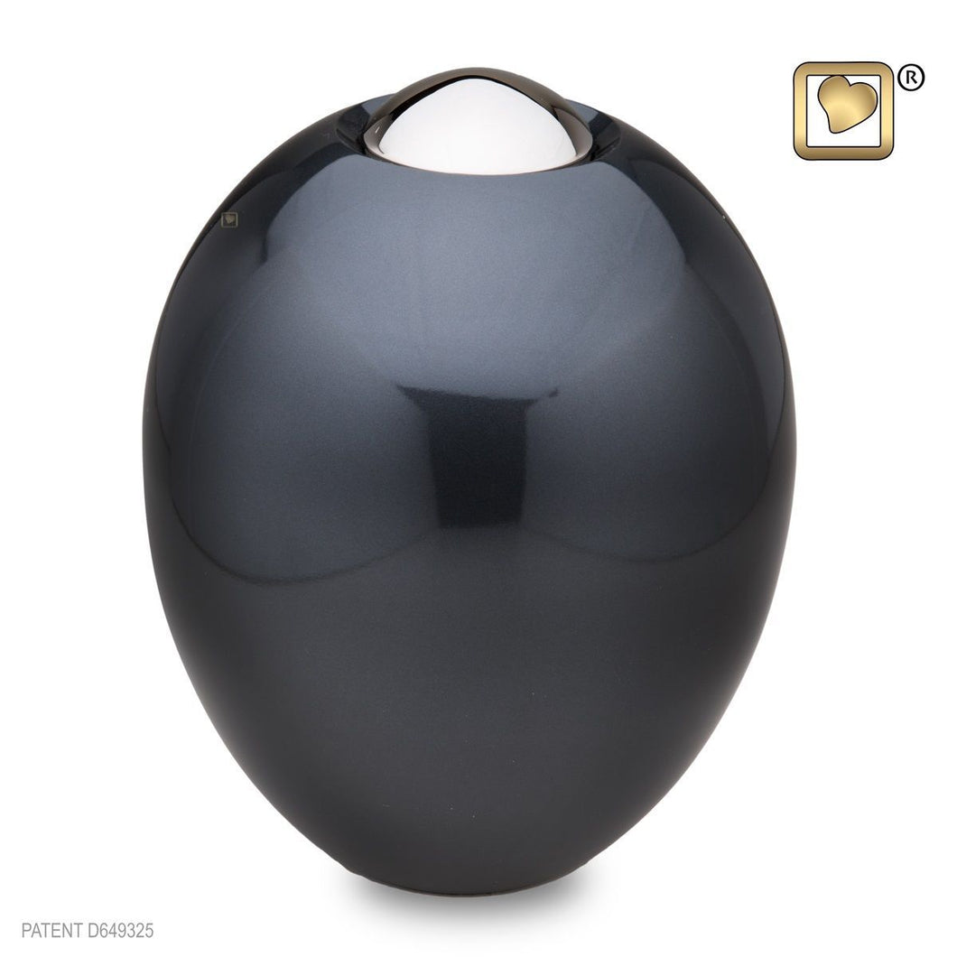 Midnight Adore Adult Funeral Cremation Urn, 300 Cubic Inches