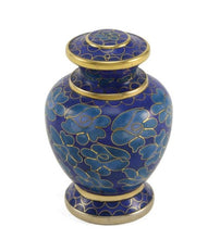 Load image into Gallery viewer, Cloisonne Keepsake Funeral Cremation Urn for Ashes, 5 Cubic Inches
