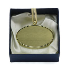 Load image into Gallery viewer, Alloy Oval Pendant / Nameplate / Medallion For Cremation Urns- Gold Colored
