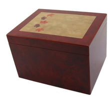 Load image into Gallery viewer, Wood Adult 300 Cubic Inch Funeral Cremation Urn for Ashes
