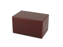Load image into Gallery viewer, Small/Keepsake Cherry Box Funeral Cremation Urn for Ashes, 85 Cubic Inches
