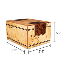 Load image into Gallery viewer, Chambord Adult 250 Cubic Inches Brown Funeral Cremation Urn for Ashes
