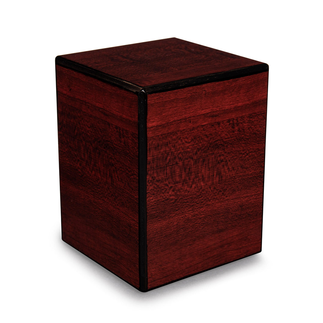 Society Cherry 48 Cubic Inches Small/Keepsake Wood Box Cremation Urn for Ashes