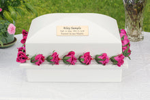 Load image into Gallery viewer, Crowne Vault Extra-Large White Polymer Double Funeral Cremation Urn Burial Vault
