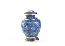 Load image into Gallery viewer, Cloisonne Keepsake Funeral Cremation Urn for Ashes, 5 Cubic Inches
