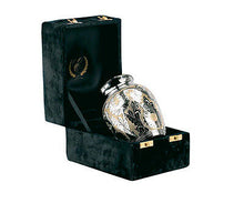 Load image into Gallery viewer, Large/Adult 202 Cub. In. Brass Gold/Silver Color Funeral Cremation Urn For Ashes
