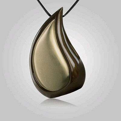 Tear Drop Shaped, Funeral Cremation Urn Pendant, Also Available in Other Sizes