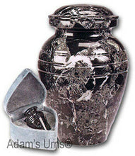 Load image into Gallery viewer, Adult Funeral Cremation Urn made from a block of Solid Black Marble, 205 Inches
