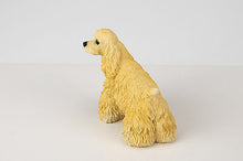 Load image into Gallery viewer, Blonde Cocker Spaniel Pet Funeral Cremation Urn Avail in 3 Diff Colors &amp; 4 Sizes
