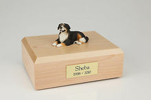 Load image into Gallery viewer, Bernese Mountain Dog Pet Funeral Cremation Urn Avail in 3 Diff Colors &amp; 4 Sizes
