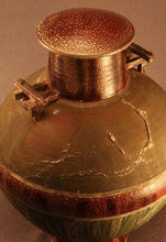 Load image into Gallery viewer, RAKU Unique Ceramic Individual Adult Funeral Cremation Urn #A001
