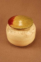 Load image into Gallery viewer, RAKU Unique Ceramic Companion Small/ Keepsake Funeral Cremation Urn #K0014
