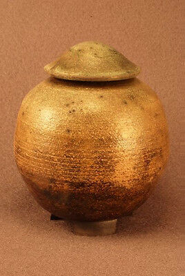 RAKU Unique Ceramic Pet Funeral Cremation Urn #P0014