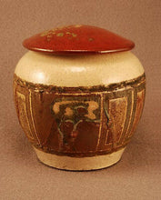 Load image into Gallery viewer, RAKU Unique Ceramic Pet Funeral Cremation Urn For Ashes #P005
