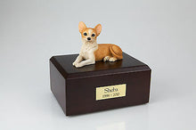Load image into Gallery viewer, Chihuahua Pet Funeral Cremation Urn Available in 3 Different Colors &amp; 4 Sizes
