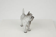 Load image into Gallery viewer, Gray Cairn Terrier Pet Funeral Cremation Urn Avail in 3 Diff Colors &amp; 4 Sizes
