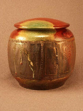 Load image into Gallery viewer, RAKU Unique Ceramic Pet Funeral Cremation Urn #P007
