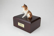 Load image into Gallery viewer, Paw Up Collie Pet Funeral Cremation Urn Avail in 3 Different Colors &amp; 4 Sizes
