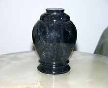 Load image into Gallery viewer, Small/Keepsake 15 Cubic Inch Black Love Ebony Funeral Cremation Urn for Ashes
