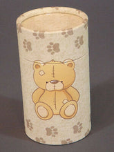 Load image into Gallery viewer, Teddy Bear Biodegradable Ash Scattering Tube Mini Cremation Urn Keepsake
