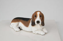 Load image into Gallery viewer, Basset Hound Pet Funeral Cremation Urn Available in 3 Different Colors &amp; 4 Sizes
