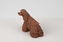 Load image into Gallery viewer, Brown Cocker Spaniel Pet Funeral Cremation Urn Avail in 3 Diff Colors &amp; 4 Sizes

