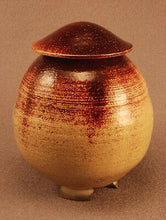 Load image into Gallery viewer, RAKU Unique Ceramic Companion Small/ Keepsake Funeral Cremation Urn #I001
