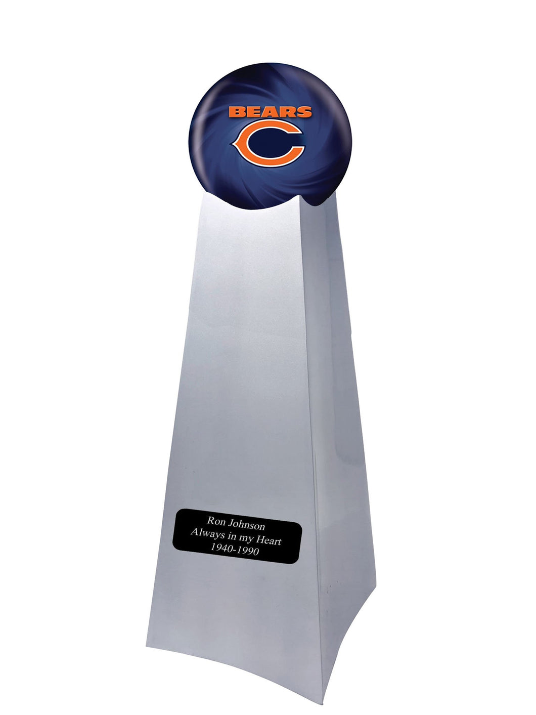 Chicago Bears Football Championship Trophy Large/Adult Cremation Urn 200 Cubic Inches