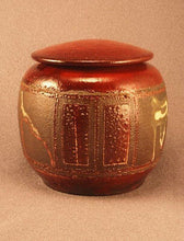 Load image into Gallery viewer, RAKU Unique Ceramic Pet Funeral Cremation Urn #P007
