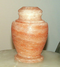 Load image into Gallery viewer, Carpel Rock Salt Biodegradable  Funeral Cremation Pet Urn 65 Cubic Inches
