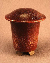 Load image into Gallery viewer, RAKU Unique Ceramic Companion Small/ Keepsake Funeral Cremation Urn #I006
