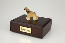 Load image into Gallery viewer, Afghan Hound Pet Funeral Cremation Urn Available in 3 Different Colors &amp; 4 Sizes
