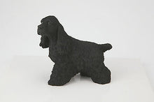 Load image into Gallery viewer, Black Cocker Spaniel Pet Funeral Cremation Urn Avail in 3 Diff Colors &amp; 4 Sizes
