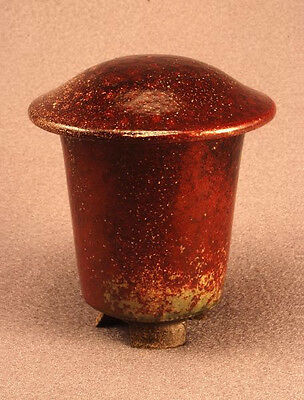 RAKU Unique Ceramic Companion Small/ Keepsake Funeral Cremation Urn #I006