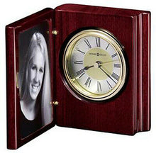 Load image into Gallery viewer, Howard Miller 645-497 (645497) Portrait Book Photo Desk Clock
