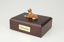 Load image into Gallery viewer, Boxer Fawn Pet Funeral Cremation Urn Available in 3 Different Colors &amp; 4 Sizes
