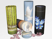 Load image into Gallery viewer, Biodegradable Blue Butterfly Ash Scattering Tube Cremation Urn Keepsake
