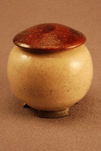 Load image into Gallery viewer, RAKU Unique Ceramic Companion Small/ Keepsake Funeral Cremation Urn #I0010
