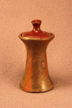 Load image into Gallery viewer, RAKU Unique Ceramic Companion Small/ Keepsake Funeral Cremation Urn #I0015
