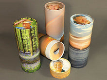 Load image into Gallery viewer, Biodegradable Lily Ash Scattering Tube Funeral Cremation Urn - 20 cubic inches
