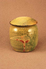 Load image into Gallery viewer, RAKU Unique Ceramic Companion Small/ Keepsake Funeral Cremation Urn #K0013

