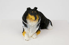 Load image into Gallery viewer, Tri-color Collie Pet Funeral Cremation Urn Avail in 3 Different Colors &amp; 4 Sizes
