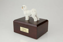 Load image into Gallery viewer, Bichon Frise Pet Funeral Cremation Urn Available in 3 Different Colors &amp; 4 Sizes
